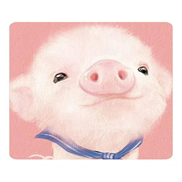 Custom Lovely Pink Pig Anti Slip Comfort Gaming Mouse Pad Durable Office Accessory Gift 
